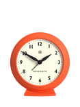 Newgate Clocks Pacific Analogue Alarm Clock, Pumpkin Orange