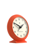 Newgate Clocks Pacific Analogue Alarm Clock, Pumpkin Orange