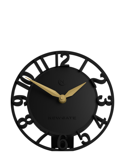 Newgate Clocks Timewarp Mantel Clock, Black, Black