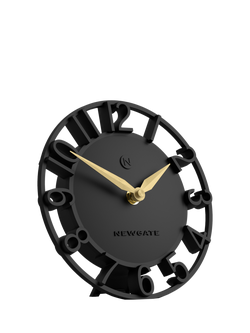 Newgate Clocks Timewarp Mantel Clock, Black - view 2, Black