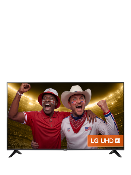 LG 43UA73006LA (2025) LED HDR 4K Ultra HD Smart AI TV, 43 inch, Black, Black