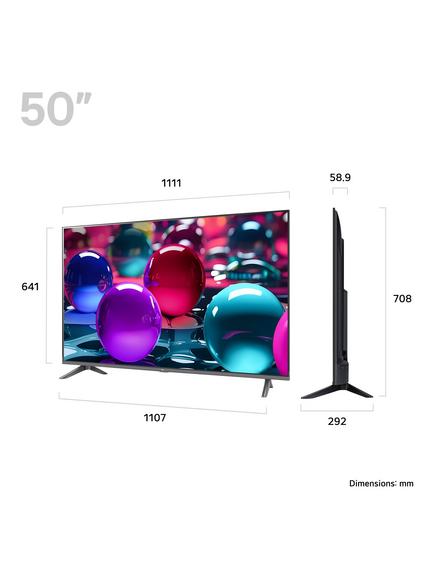 LG 50UA73006LA (2025) LED HDR 4K Ultra HD Smart AI TV, 50 inch, Black - view 2, Black