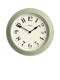 Jones Clocks Fenchurch Analogue Wall Clock, 25cm, Desert Sage