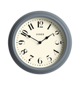 Jones Clocks Fresco Analogue Wall Clock, French Navy