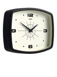 Jones Clocks Movie Retro Analogue Wall Clock, 25cm, Black