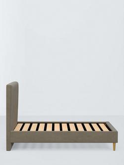 John Lewis Avon Upholstered Bed Frame, Super King Size - view 2, Matte Velvet Mink