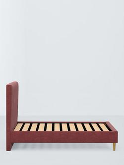 John Lewis Avon Upholstered Bed Frame, Super King Size - view 2, Relaxed Chenille Rose