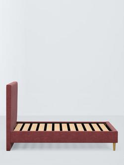 John Lewis Dee Upholstered Bed Frame, King Size - view 2, Relaxed Chenille Rose
