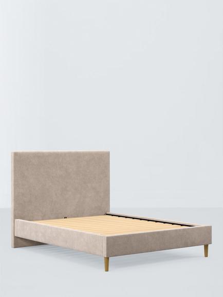 Millbrook Beds Dee Upholstered Bed Frame, Super King Size, Relaxed Chenille Pearl