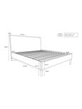 John Lewis Dee Upholstered Bed Frame, Super King Size