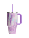 Hydro Flask Double Wall Stainless Steel Travel Tumbler, 946ml, Jellyfish Swirl