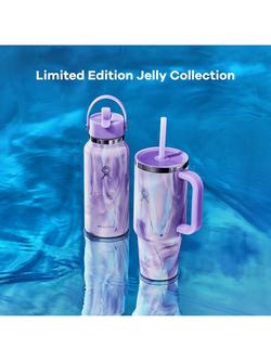 Hydro Flask Double Wall Stainless Steel Travel Tumbler, 946ml, Jellyfish Swirl - view 2, Jellyfish Swirl