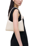 Marc Jacobs Leather The Claw Shoulder Bag, Cotton White