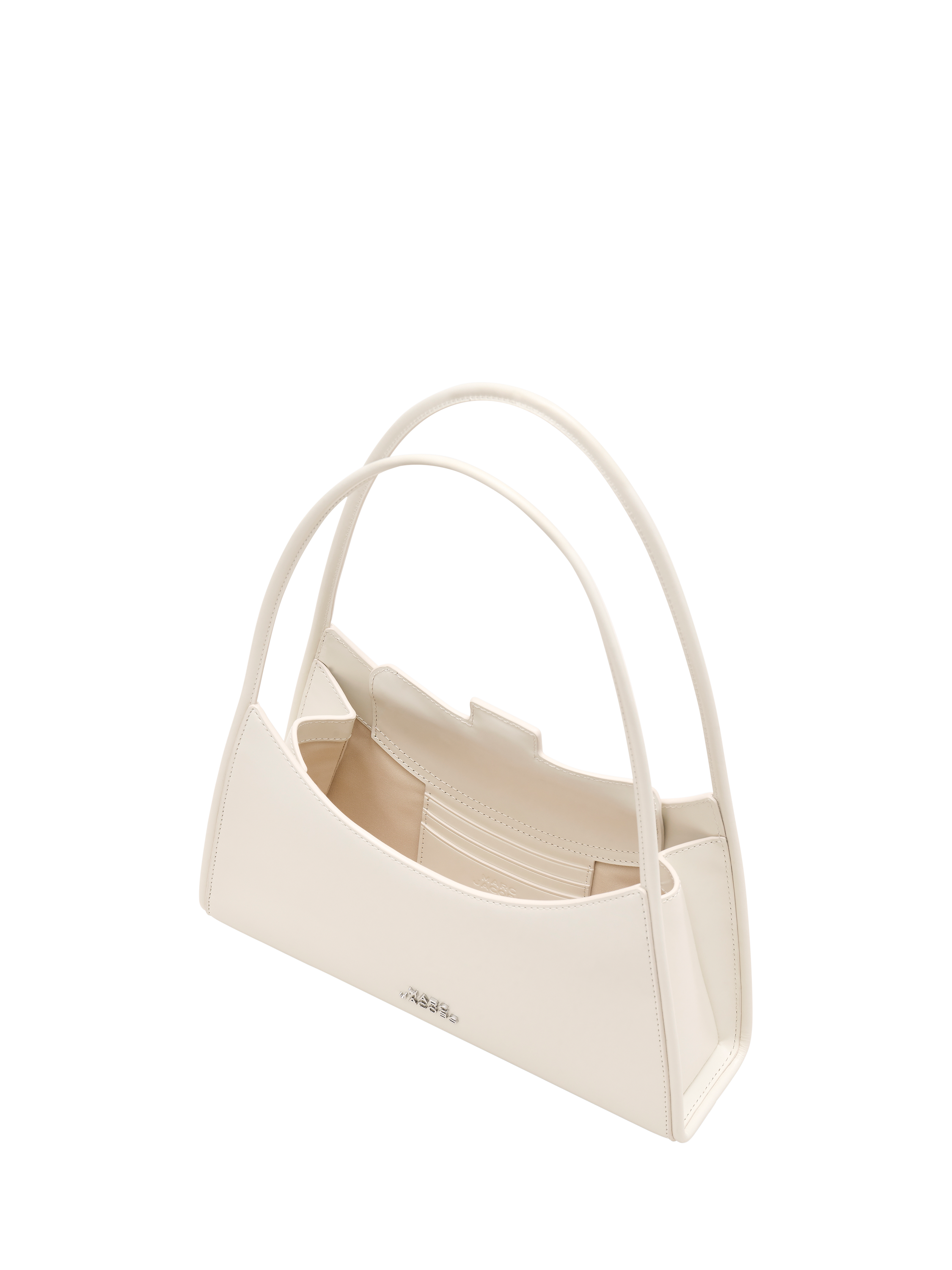 Product image 4 of 7, which shows Marc Jacobs Leather The Claw Shoulder Bag, Cotton White