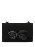KG Kurt Geiger Adore Embellished Suede Clutch, Black