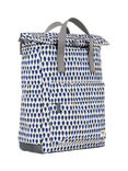 ROKA London Canfield B Recycled Nylon Rolltop Backpack, 15L, Denim Rain
