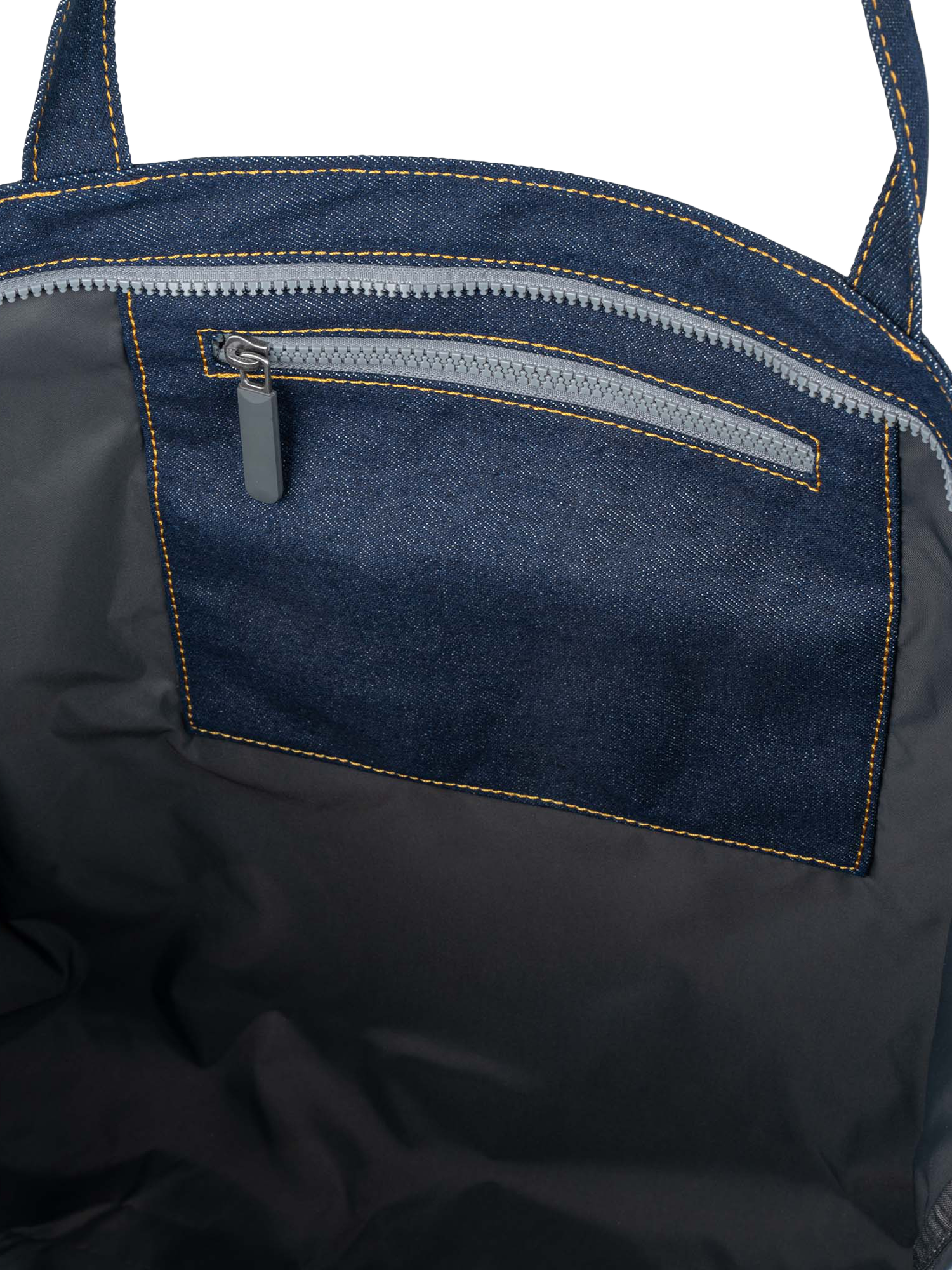 Product image 4 of 4, which shows ROKA London Portobello Tote Bag, Dark Denim