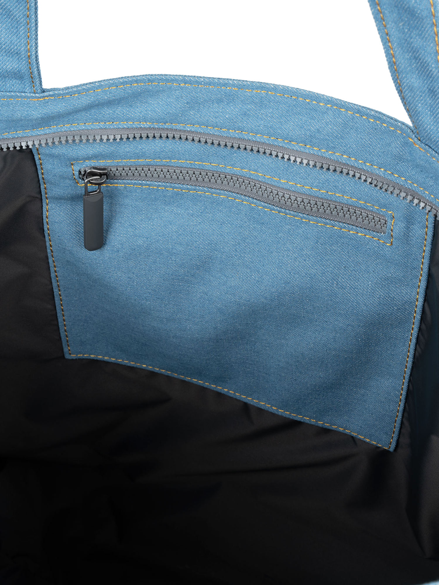 Product image 4 of 4, which shows ROKA London Portobello Tote Bag, Light Denim