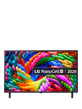LG 43NANO90A6B (2025) LED HDR NanoCell 4K Ultra HD Smart TV, 43 inch, Black