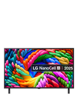 LG 43NANO90A6B (2025) LED HDR NanoCell 4K Ultra HD Smart TV, 43 inch, Black