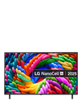 LG 55NANO90A6B (2025) LED HDR NanoCell 4K Ultra HD Smart TV, 55 inch, Black