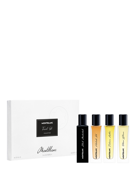 Montblanc Eau de Parfum Travel Collection Father's DayFragrance Gift Set, 4 x 15ml, 