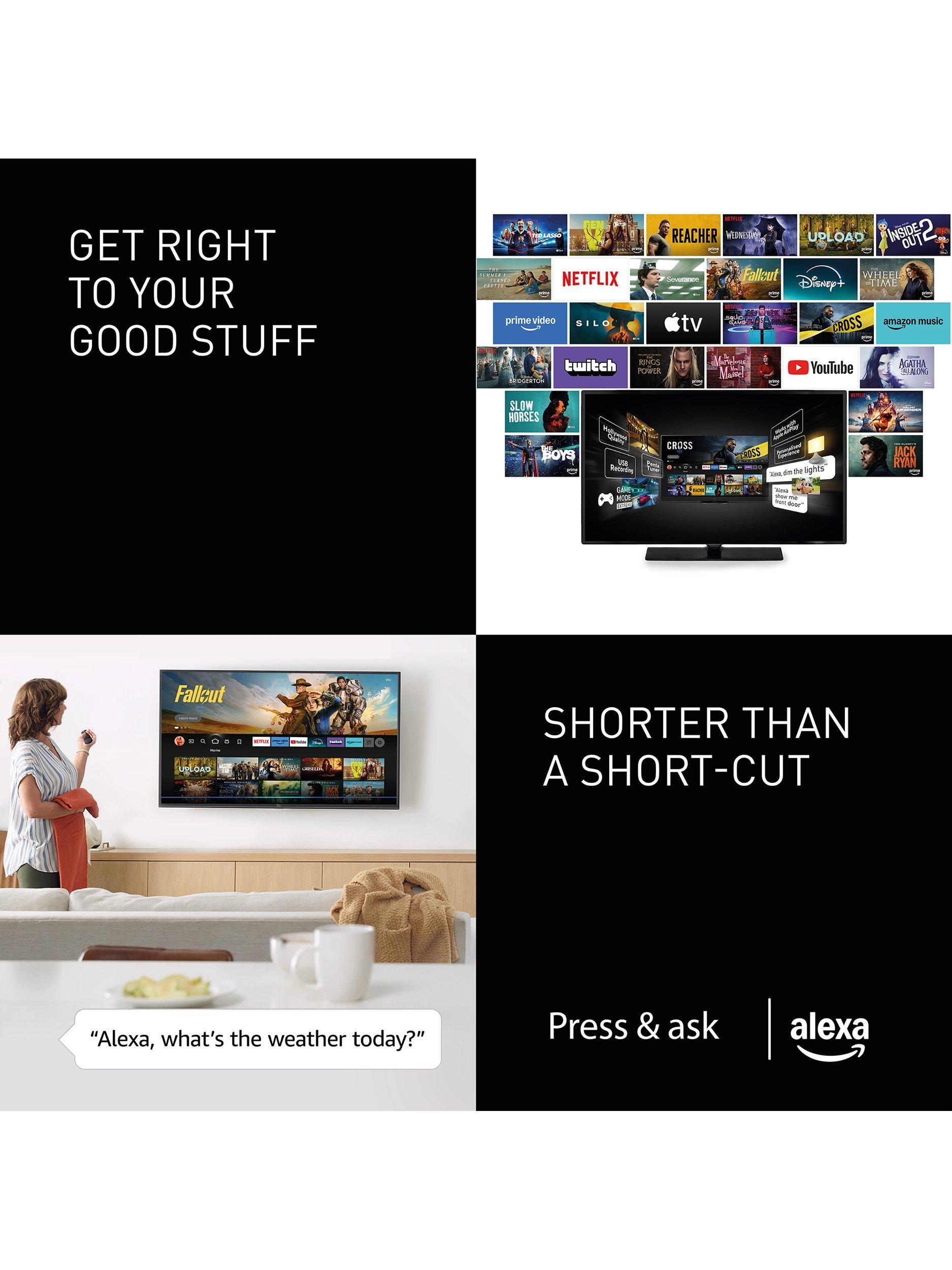 Panasonic TV-50W85BEY (2025) QLED HDR 4K Ultra HD Smart Fire TV, 50 ...