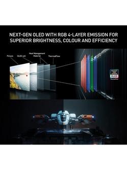 Panasonic TV-55Z95BEB (2025) OLED HDR 4K Ultra HD Smart Fire TV, 55 inch with Dolby Atmos, Black - view 2, Black