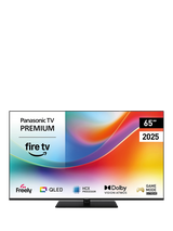 Panasonic TV-65W85BEY (2025) QLED HDR 4K Ultra HD Smart Fire TV, 65 inch with Dolby Atmos, Black