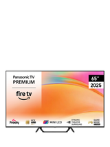 Panasonic TV-65W95BEB (2025) Mini LED HDR 4K Ultra HD Smart Fire TV, 65 inch with Dolby Atmos, Black
