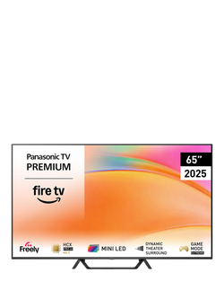 Panasonic TV-65W95BEB (2025) Mini LED HDR 4K Ultra HD Smart Fire TV, 65 inch with Dolby Atmos, Black, Black