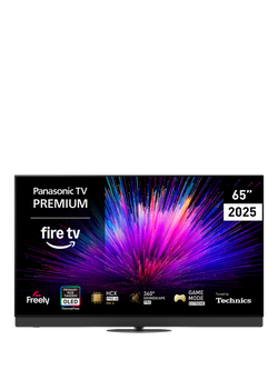 Panasonic TV-65Z95BEB (2025) OLED HDR 4K Ultra HD Smart Fire TV, 65 inch with Dolby Atmos, Black, Black
