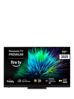 Panasonic TV-77Z90BEB (2025) OLED HDR 4K Ultra HD Smart Fire TV, 77 inch with Dolby Atmos, Black, Black