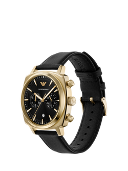 Emporio Armani AR11690 Men's Chronograph Watch, Black - view 2, Black