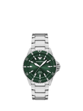 Emporio Armani AR11698 Men's World Explorer Solar Bracelet Watch, Green
