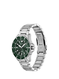 Emporio Armani AR11698 Men's World Explorer Solar Bracelet Watch, Green