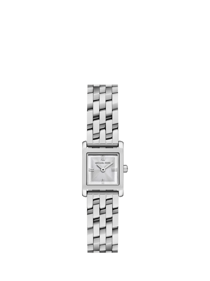 Michael Kors MK4933 Women's Petite Georgie Bracelet Strap Watch, Silver, Silver