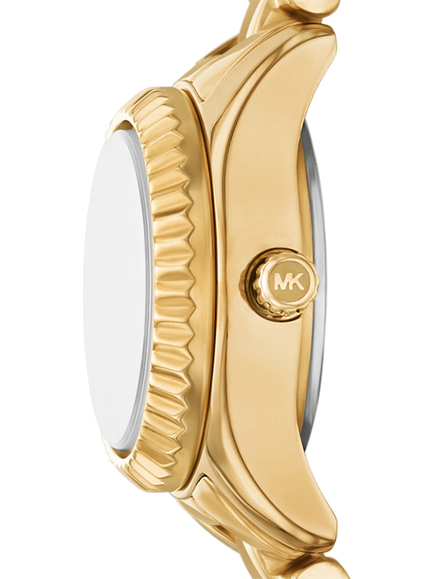 Michael Kors MK4944 Women's Micro Lexington Watch Gift Set, Gold - view 2, Gold