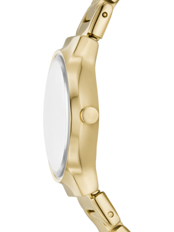 Skagen SKW3167 Women's Pearl Bracelet Strap Watch, Gold - view 2, Gold