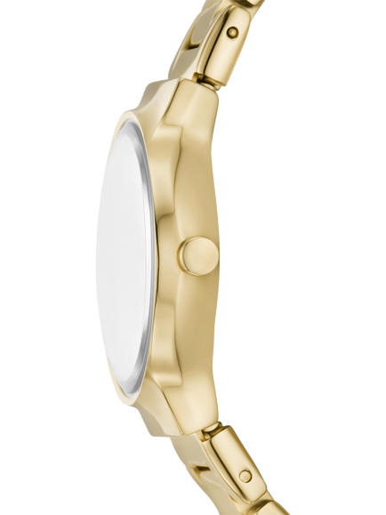 Skagen SKW3167 Women's Pearl Bracelet Strap Watch, Gold - view 2, Gold