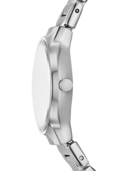 Skagen SKW3168 Women's Pearl Bracelet Strap Watch, Silver - view 2, Silver