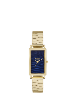 Skagen SKW3169 Women's Rectangle Mesh Bracelet Watch, Blue, Blue