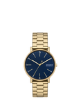 Skagen SKW6945 Men's Round Bracelet Strap Watch, Blue