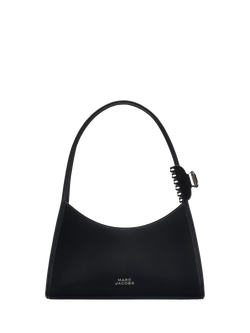 Marc Jacobs Leather Claw Clip Shoulder Bag, Black, Black