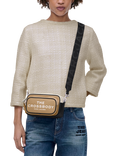 Marc Jacobs Leather The Crossbody Bag, Camel Multi