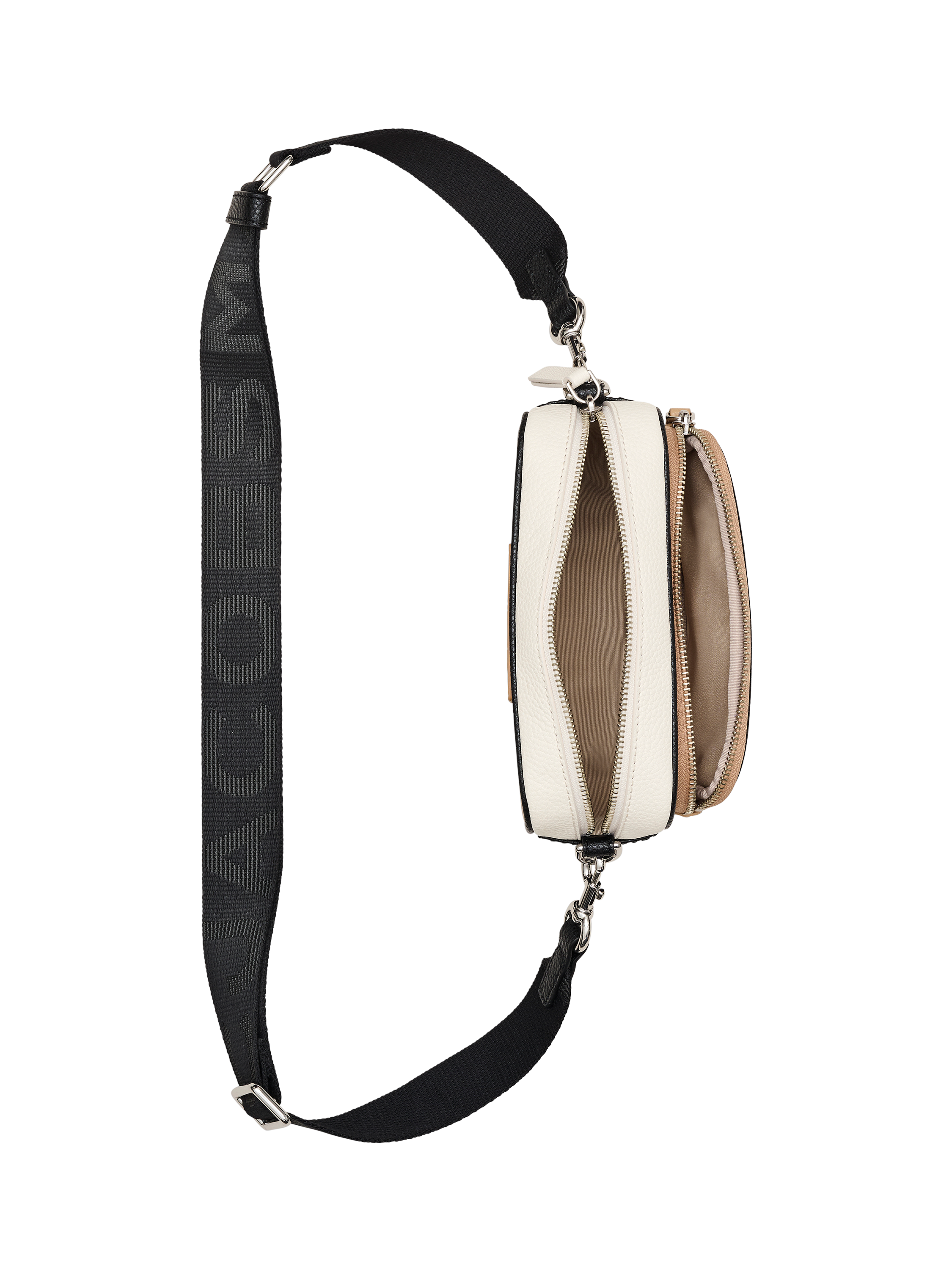 Product image 7 of 7, which shows Marc Jacobs Leather The Crossbody Bag, Camel Multi