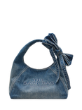 Marc Jacobs Denim The Sack Shoulder Bag, Medium Wash Indigo