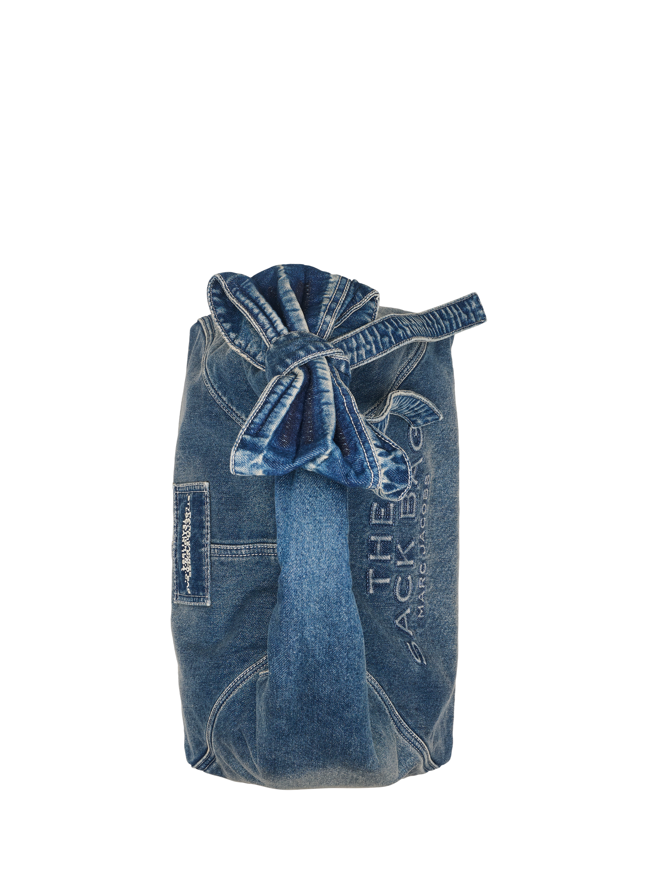 Product image 6 of 7, which shows Marc Jacobs Denim The Sack Shoulder Bag, Medium Wash Indigo