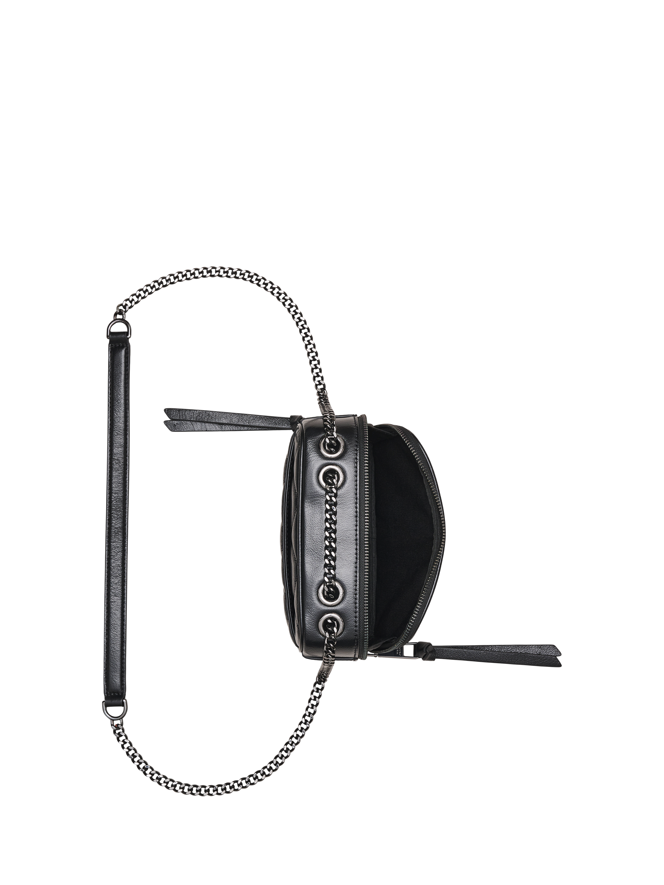 Product image 7 of 8, which shows Marc Jacobs Quilted Leather The Snapshot Cross Body Bag, Black