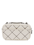 Marc Jacobs Leather The Snapshot Cross Body Bag, White/Black